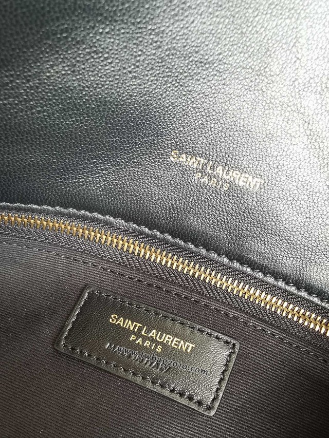 YSL专柜款女包 聖羅蘭經典款LOULOU PUFFER絎縫小羊皮包 YSL肩背斜挎包 577475  jjh1158